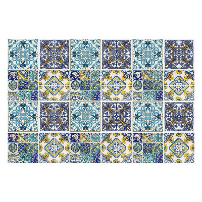 Nálepka na dlaždice Retro složení dlaždic