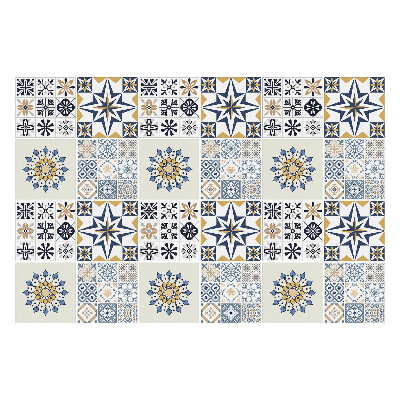 Nálepka na dlaždice Dlaždice s hvězdami a mandalami