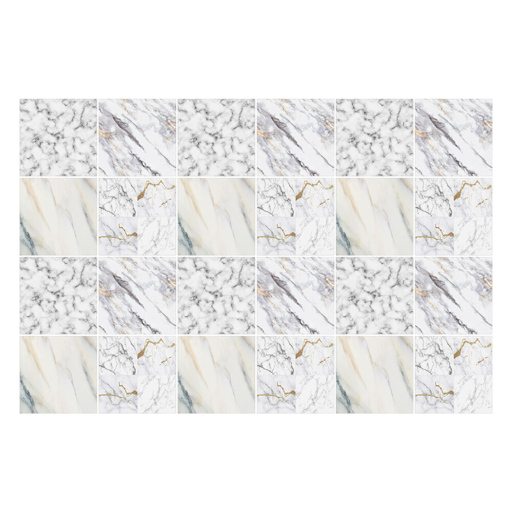 Nálepka na dlaždice Elegantní mramorová kompozice