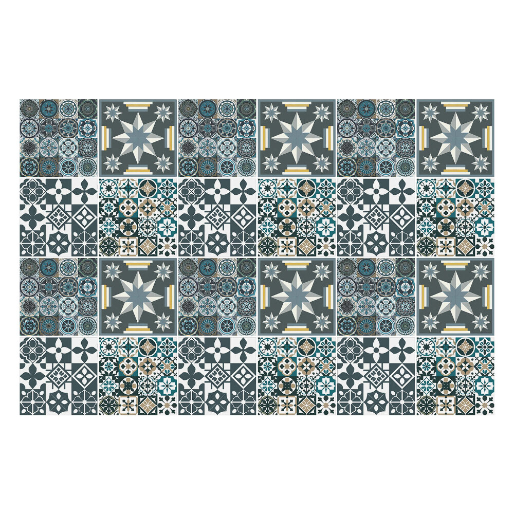 Samolepka na dlaždice Módní vzory dlaždic