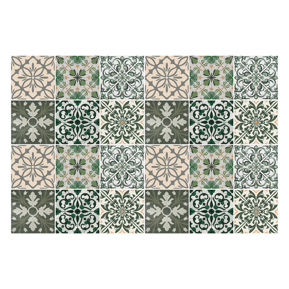 Nálepka na dlaždice Květinové motivy v aranžmá