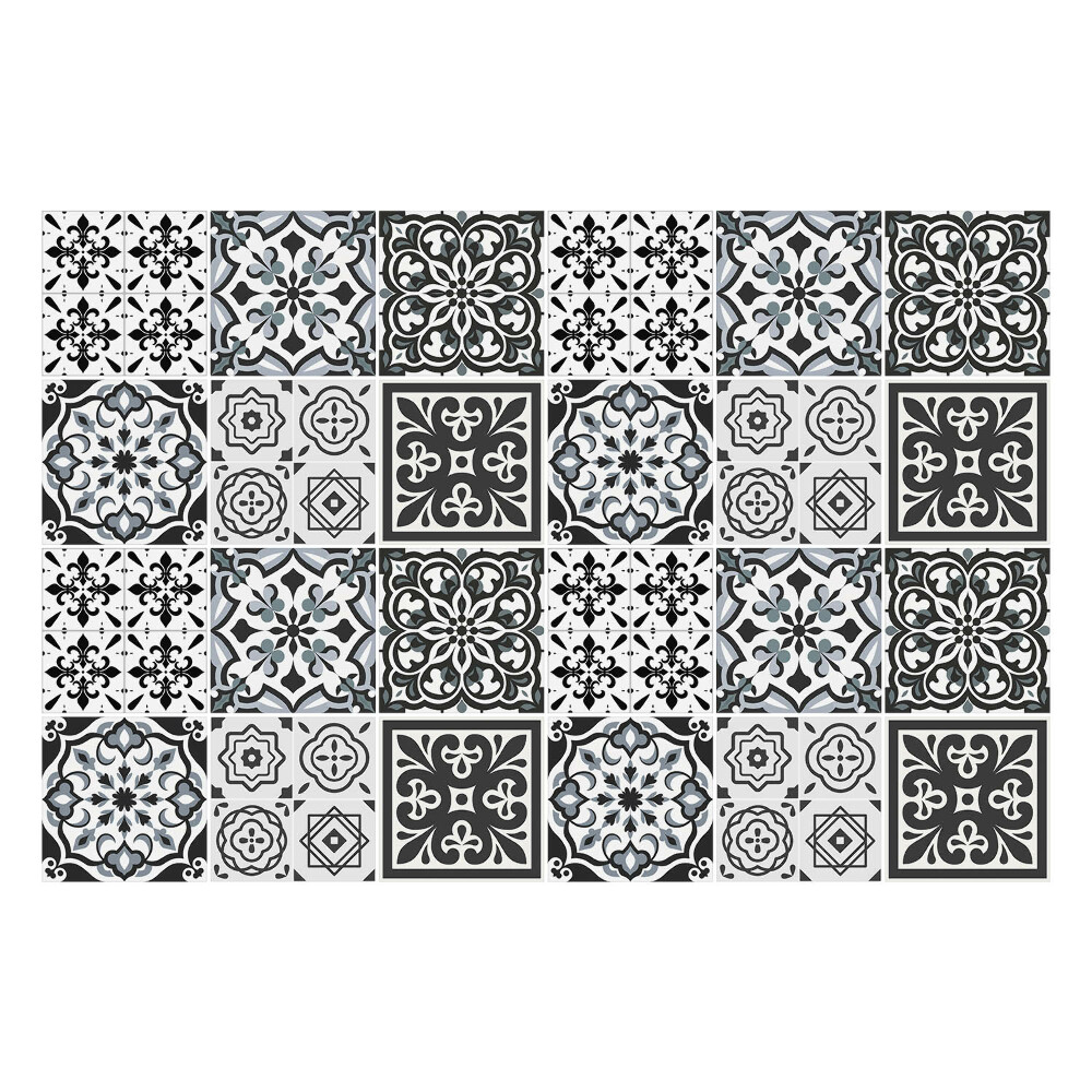 Nálepka na dlaždice Geometrické motivy dlaždic