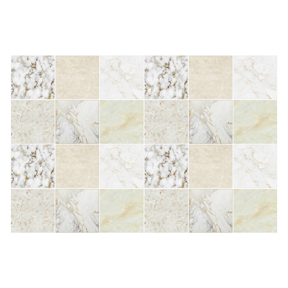 Nálepka na dlaždice Elegantní mramorová mozaika