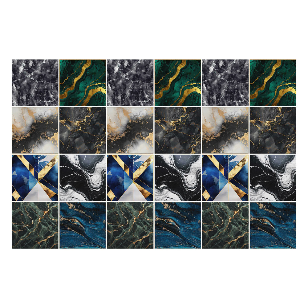 Samolepka na dlaždice Elegantní mramorové motivy