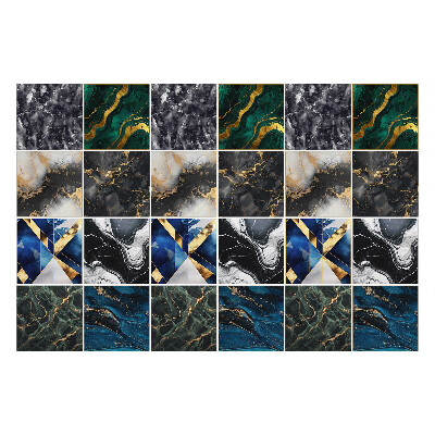 Samolepka na dlaždice Elegantní mramorové motivy