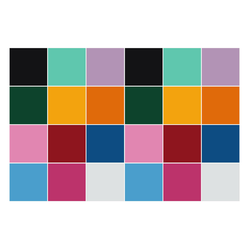 Nálepka na dlaždice Vícebarevné hladké dlaždice