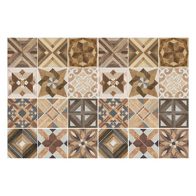 Nálepka na dlaždice Dřevěné tvary