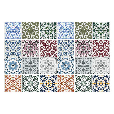 Nálepka na dlaždice Barevné složení dlaždic