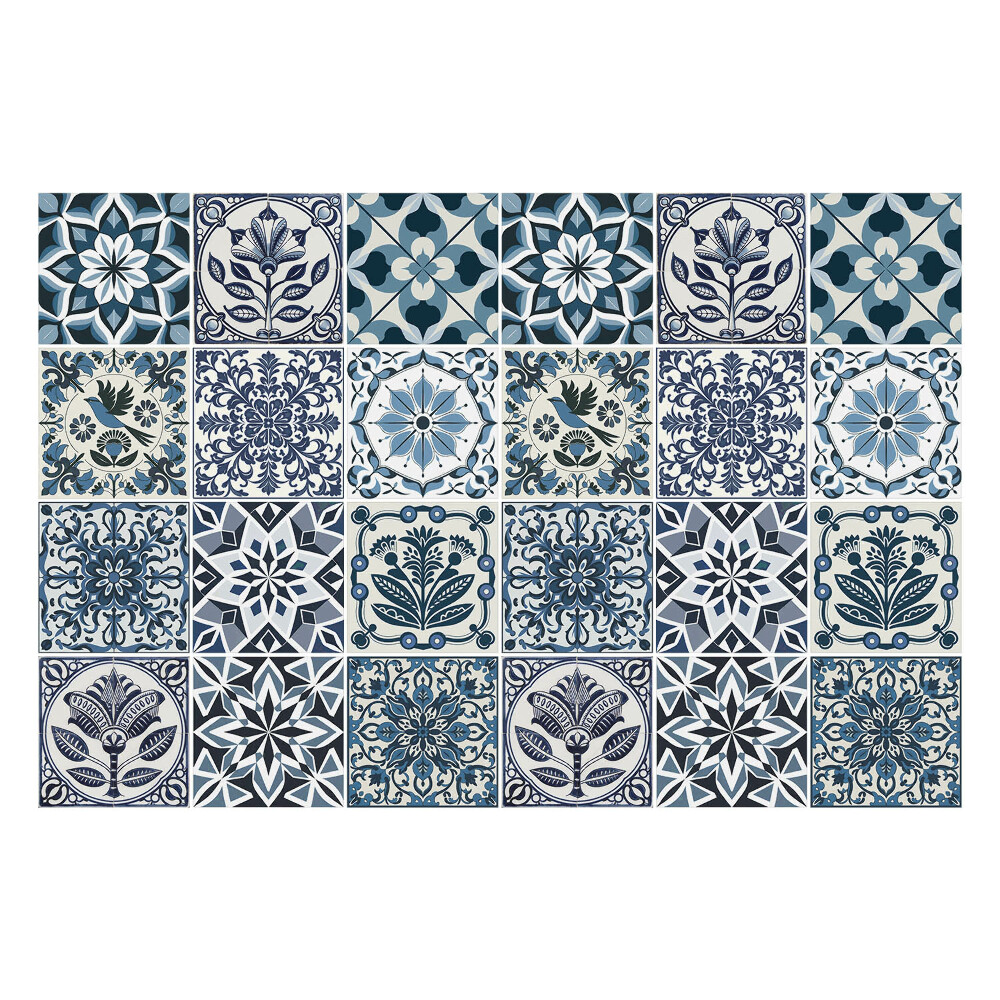 Samolepka na dlaždice Přírodní motivy v dlaždicích