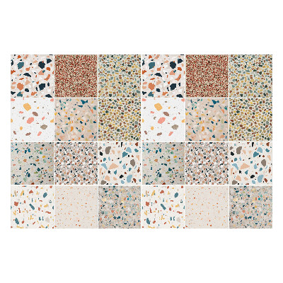 Nálepka na dlaždice Sběr drcených kamenů