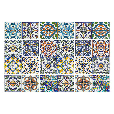 Samolepka na dlaždice Keramická mozaika s ornamenty