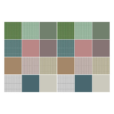 Samolepka na dlaždice Geometrické barevné bloky