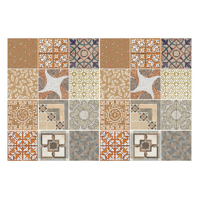 Nálepka na dlaždice Různé staré dlaždice