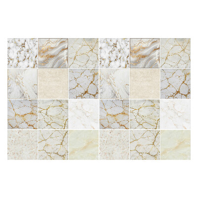 Samolepka na dlaždice Elegantní mramorová mozaika