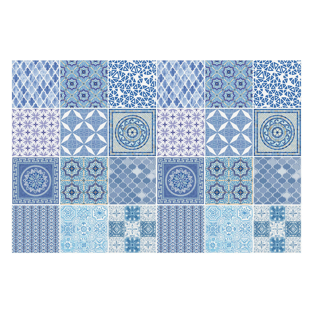 Nálepka na dlaždice Keramické zdobené dlaždice