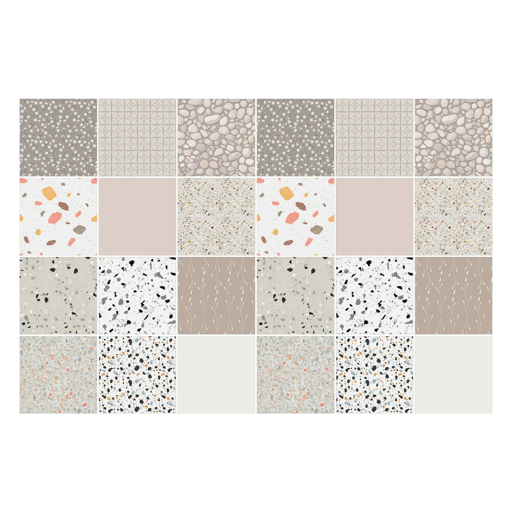 Nálepka na dlaždice Přírodní kameny a tvary