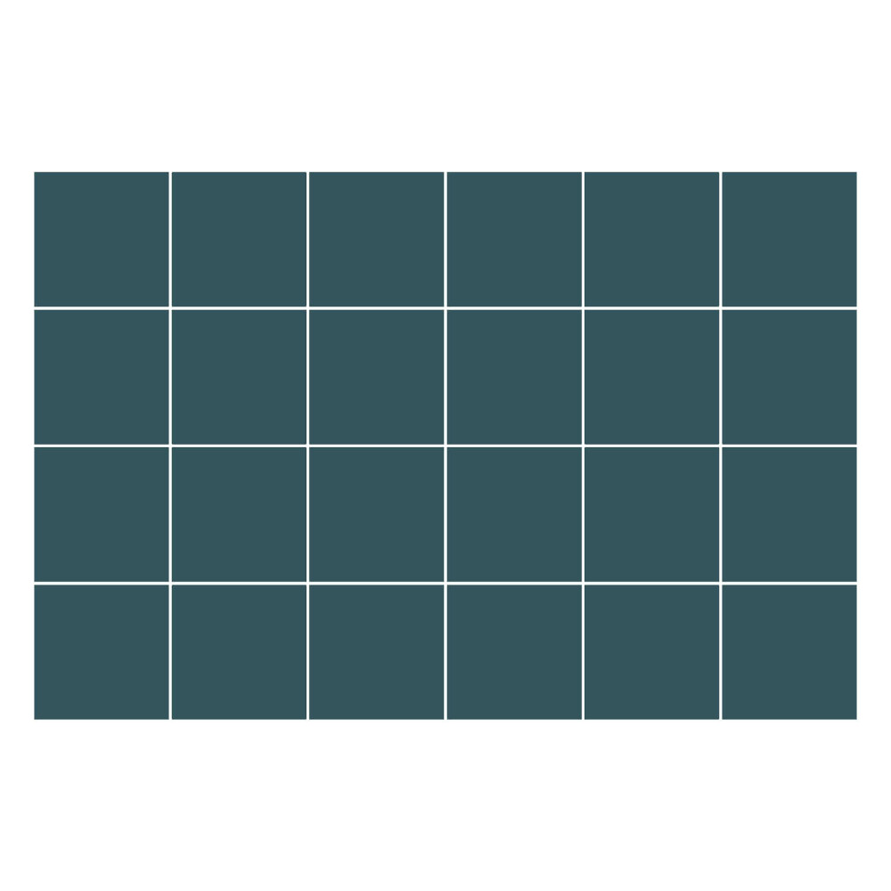 Samolepka na dlaždice Barva Tmavě modrozelená