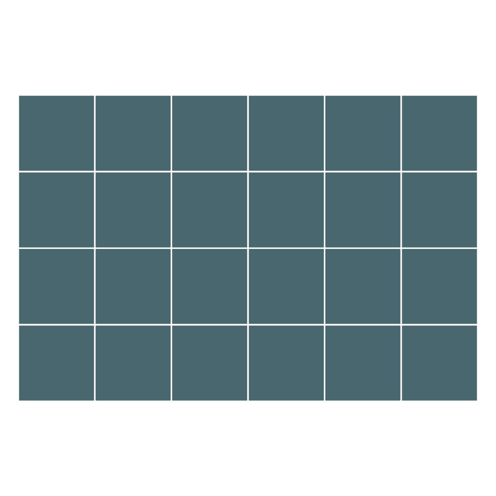 Samolepka na dlaždice Tmavě modrozelená barva