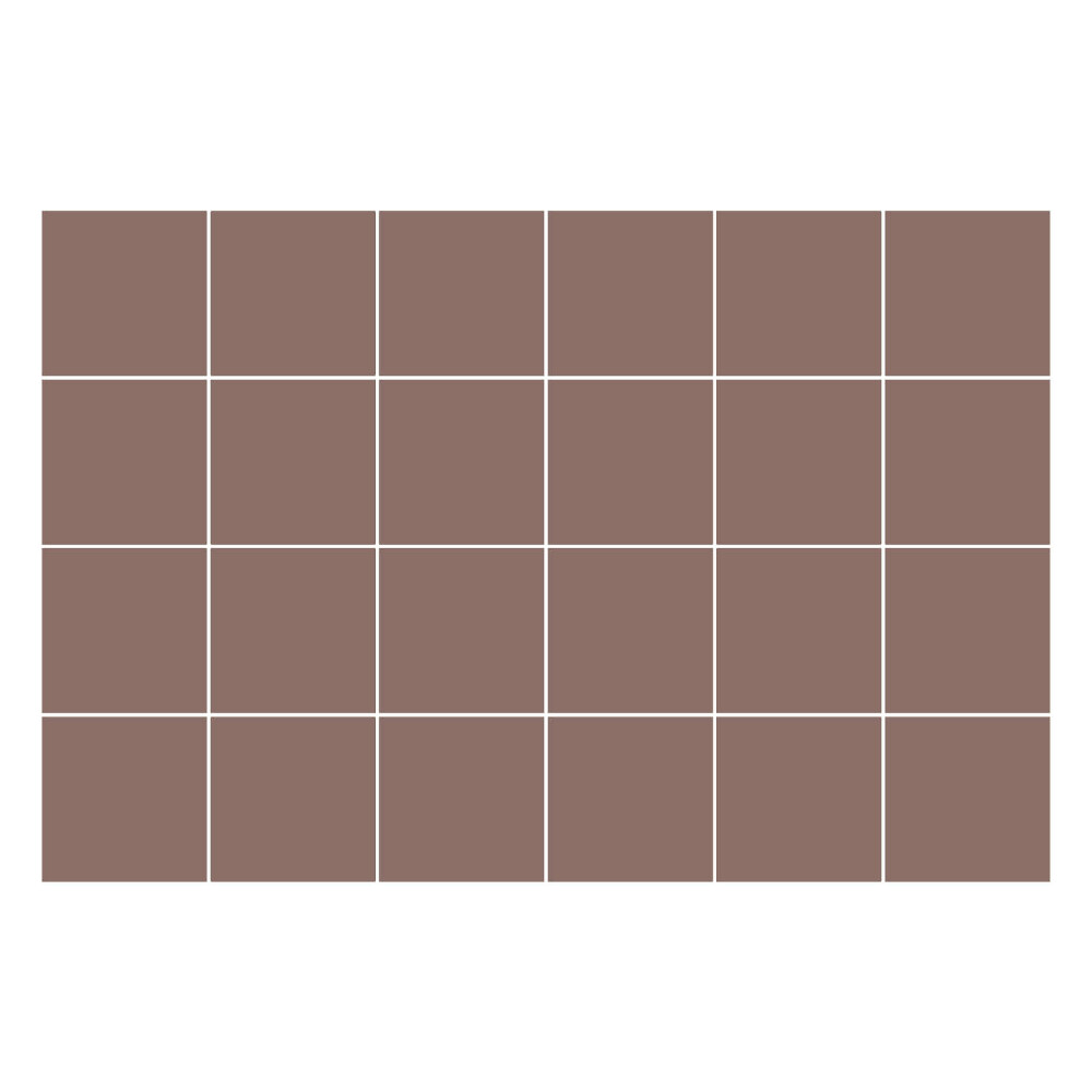Nálepka na dlaždice Barva Hnědá