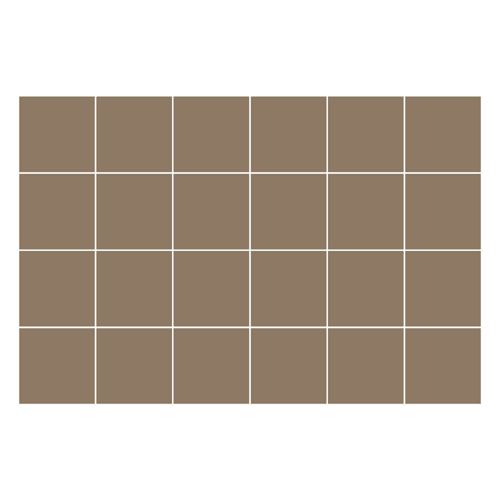 Samolepka na dlaždice Barva Hnědá