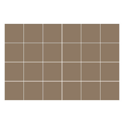 Nálepka na dlaždice Barva Hnědá
