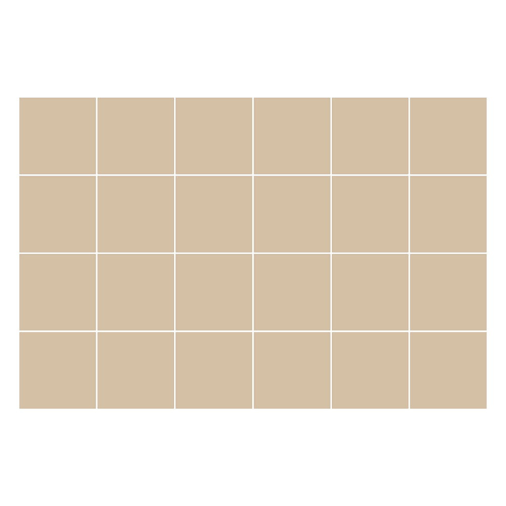 Samolepka na dlaždice Barva Béžová