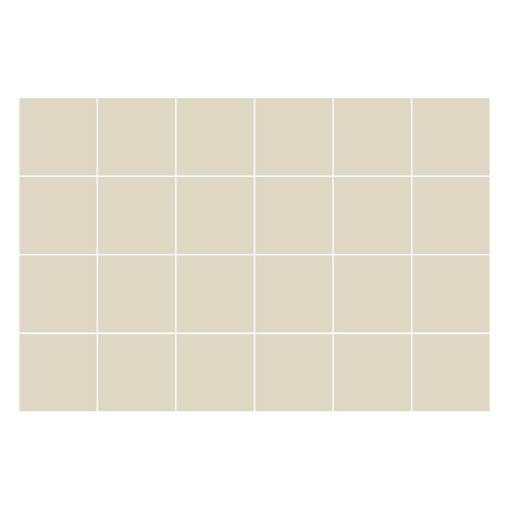Samolepka na dlaždice Barva Béžová