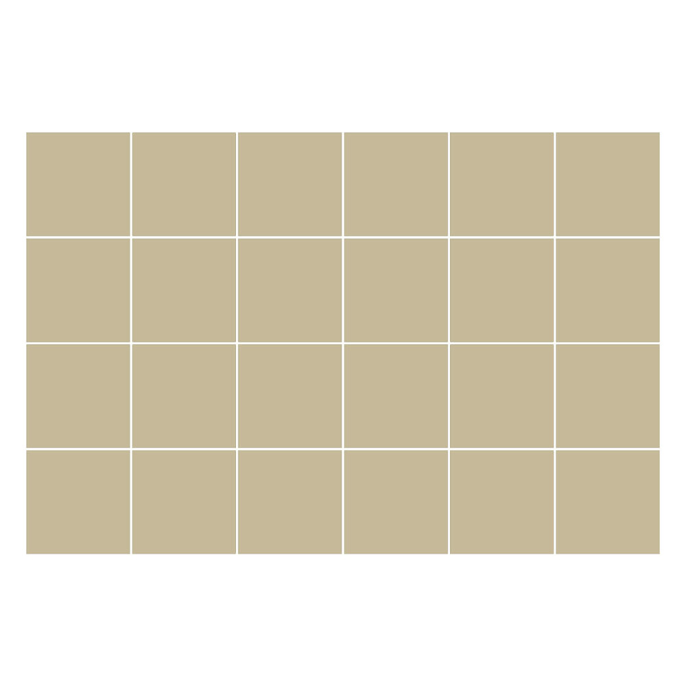 Nálepka na dlaždice Barva: Špinavě žlutá