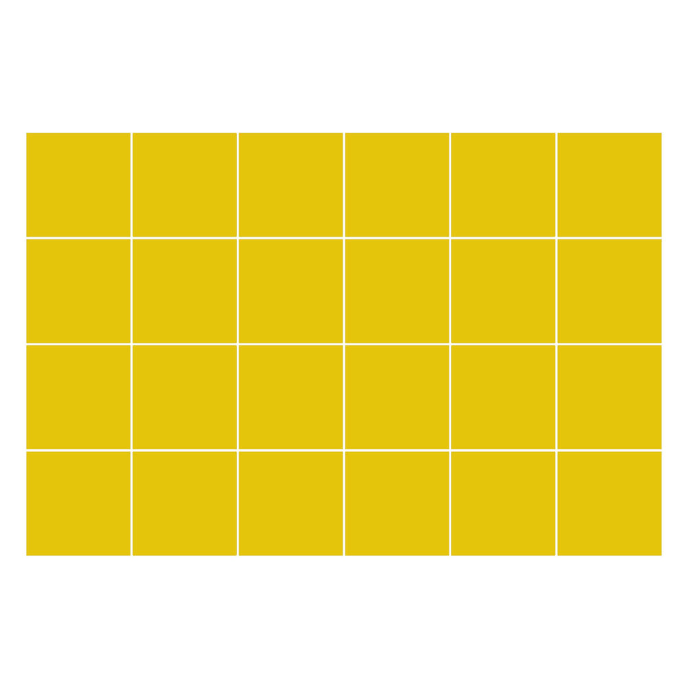 Samolepka na dlaždice Barva Žlutá