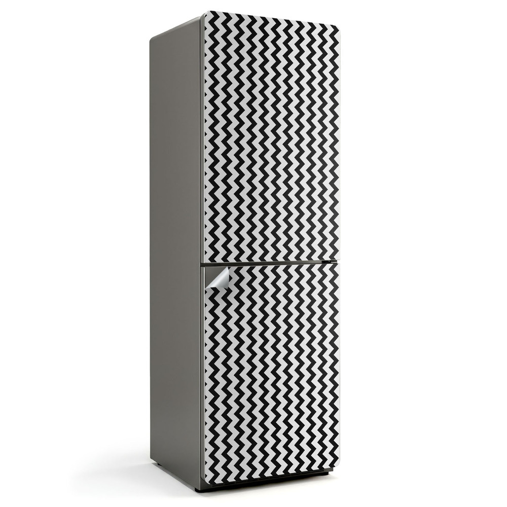 Nálepky na chladničku Cikcak vzor v řadě