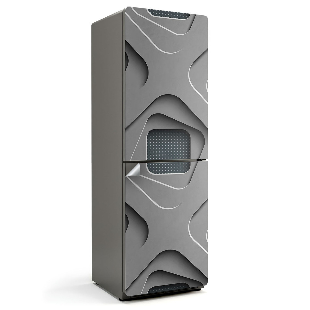 Nálepky na chladničku Abstraktní 3D vzor