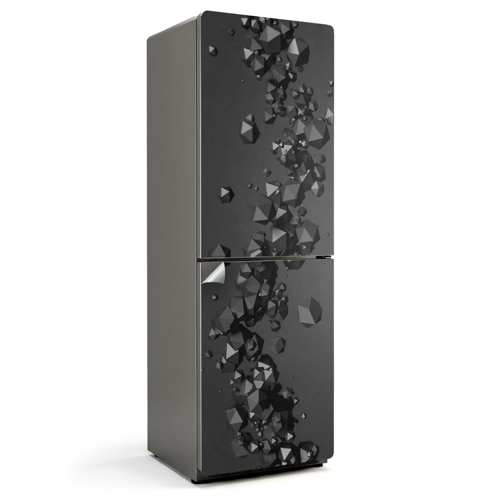 Nálepky na chladničku Abstraktní tvary v pohybu