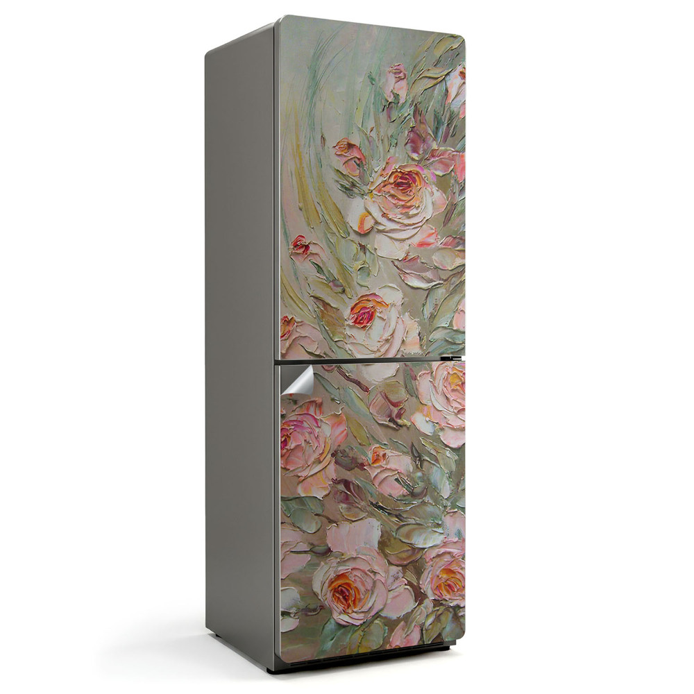 Nálepky na chladničku Malířský květinový motiv