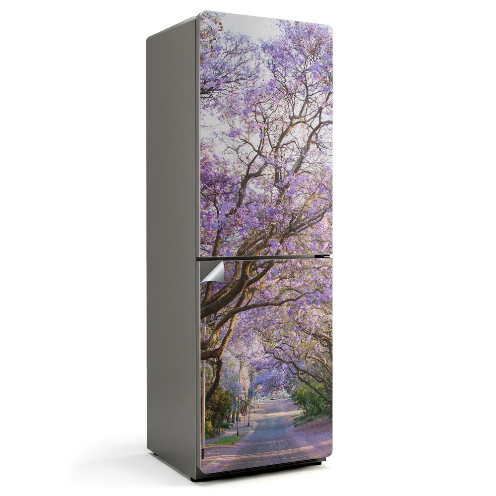 Fototapeta na chladničku Alej kvetoucích stromů