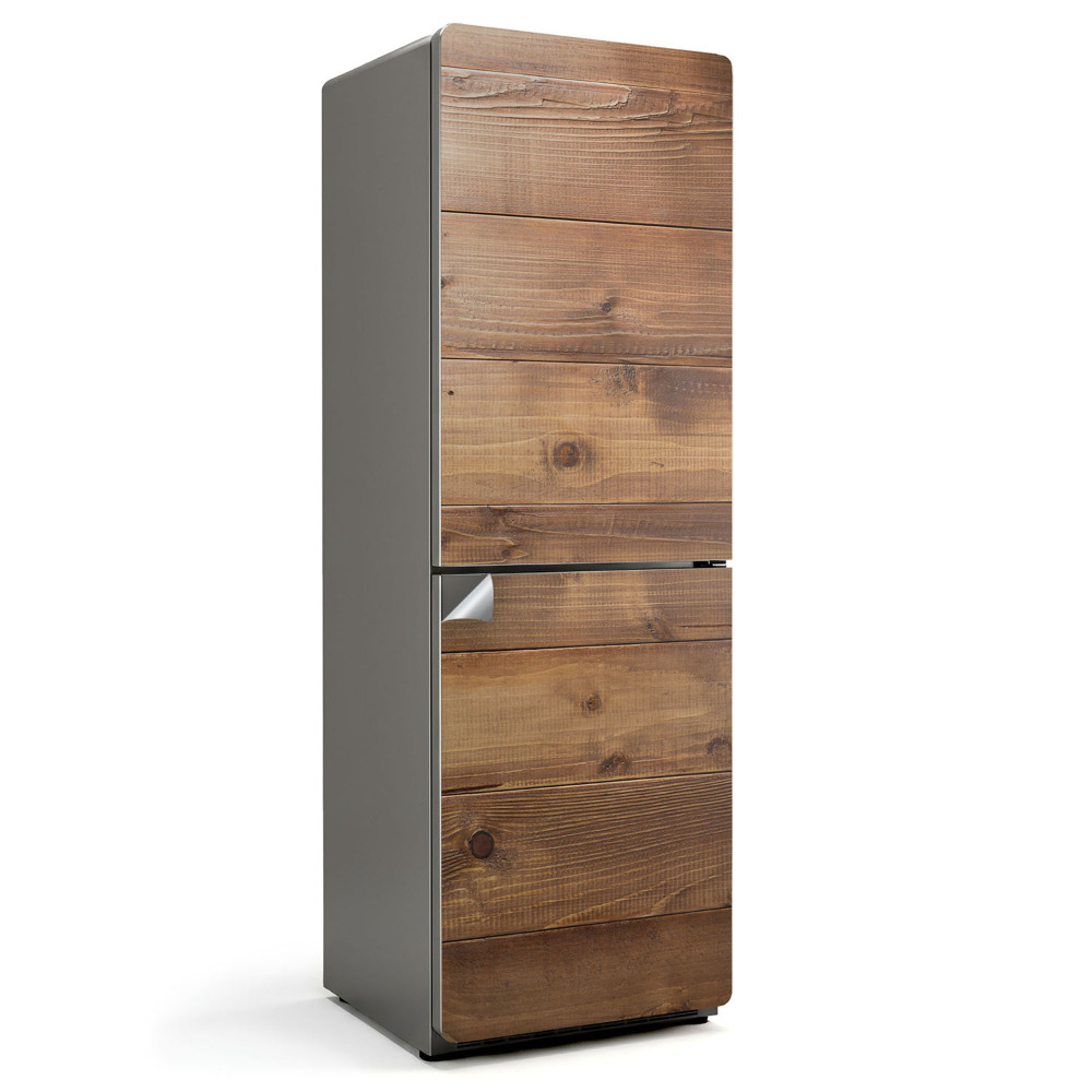 Fototapeta na chladničku Dřevěná prkna v aranžmá