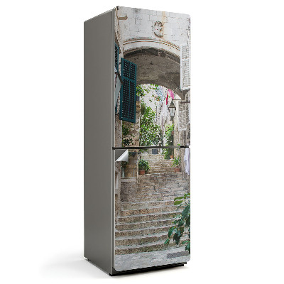 Nálepky na chladničku Okouzlující ulice se schody