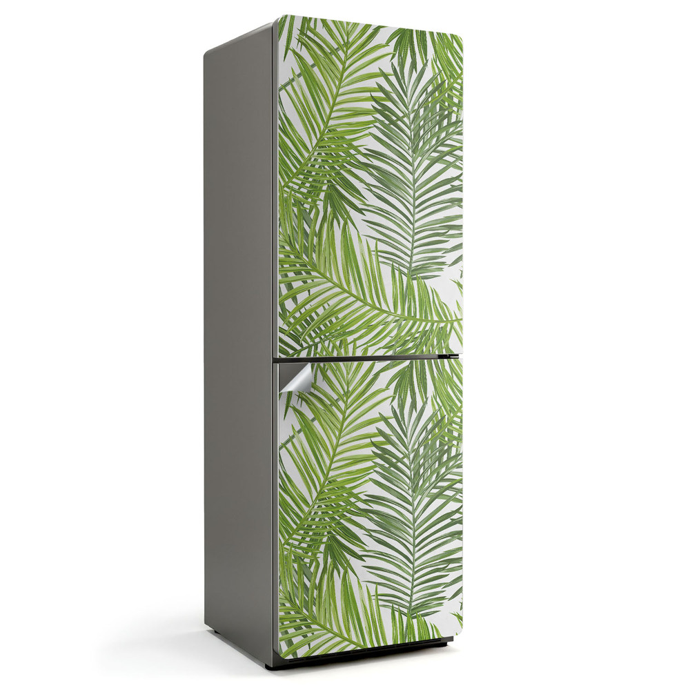 Fototapeta na chladničku Listy tropických rostlin