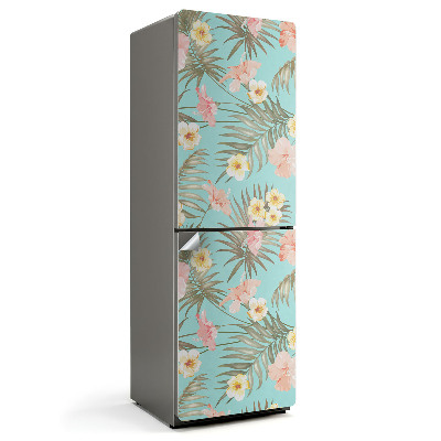 Nálepky na chladničku Tropický květinový vzor