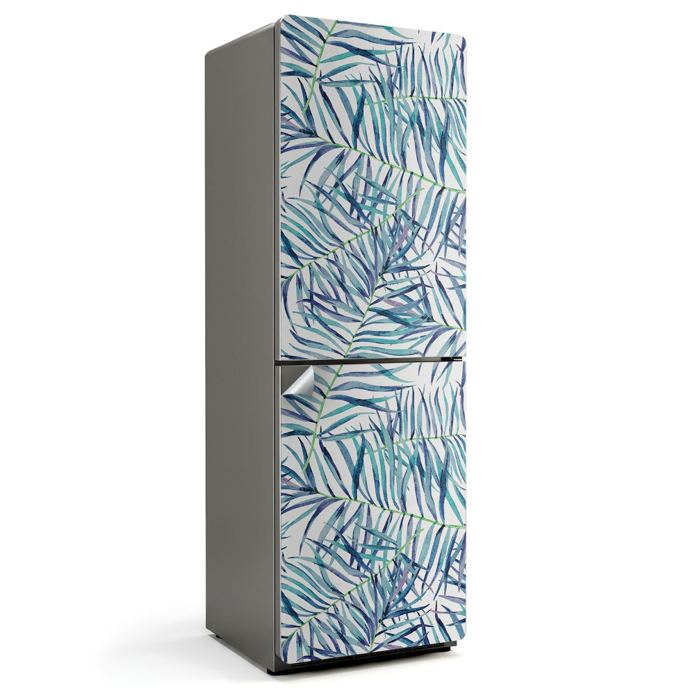 Fototapeta na chladničku Listy v tropickém stylu