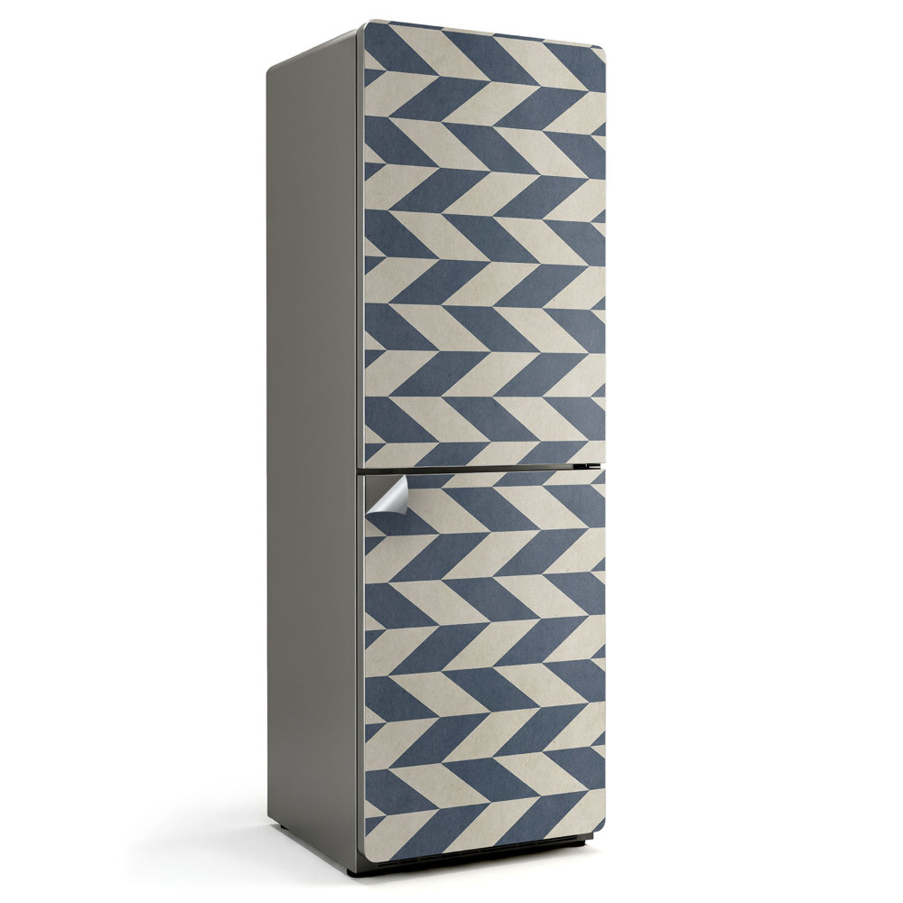 Fototapeta na chladničku Cikcak pruhovaný vzor