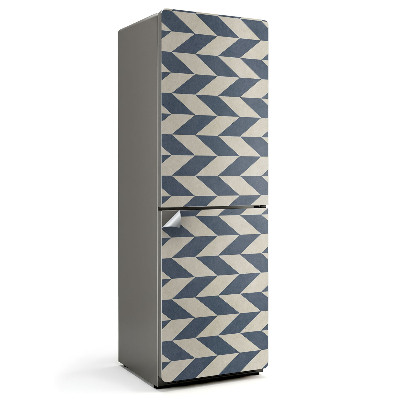 Fototapeta na chladničku Cikcak pruhovaný vzor