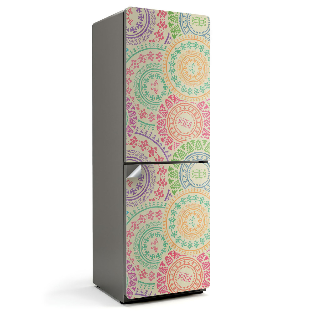 Nálepky na chladničku Vzory etnických čtvrtí