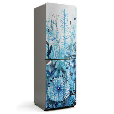 Nálepky na chladničku Květinový vzor akvarel