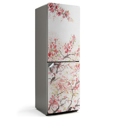 Nálepky na chladničku Květinové větve jara