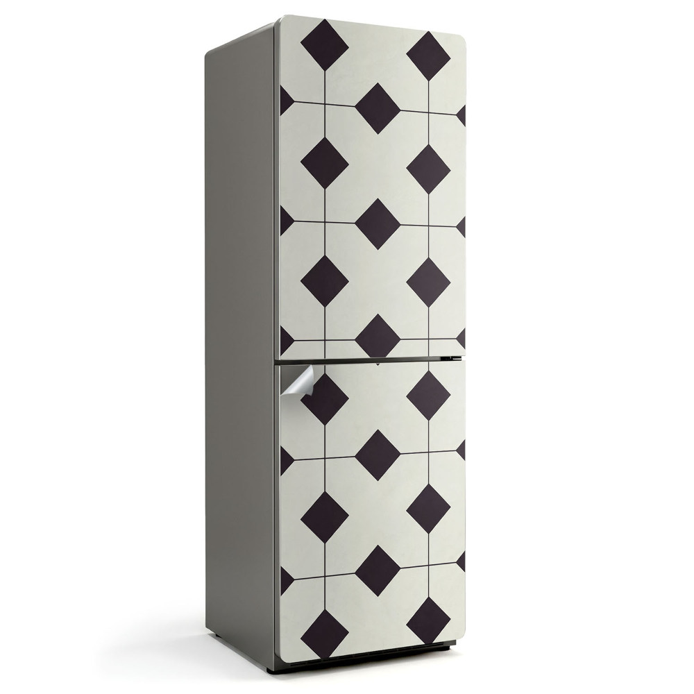 Fototapeta na chladničku Geometrie kosočtverců v mřížce