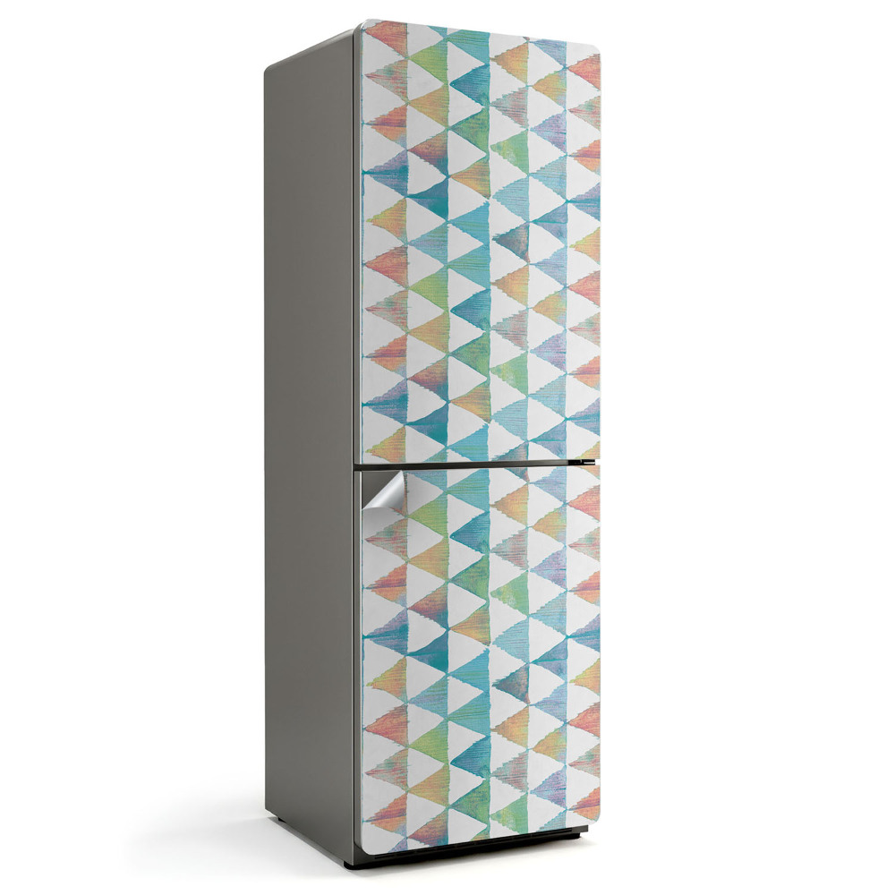 Nálepky na chladničku Geometrický trojúhelníkový vzor