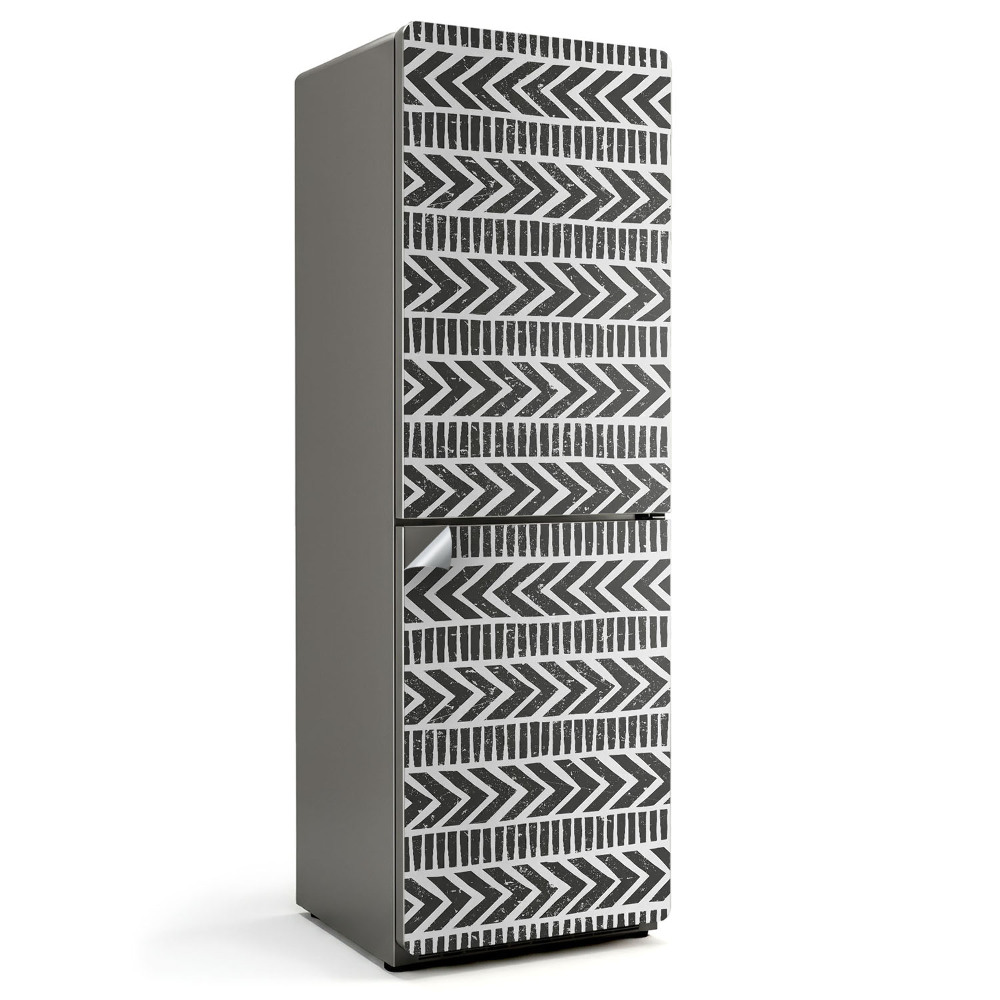 Fototapeta na chladničku Vzor s cikcaky a čarami