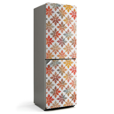 Nálepky na chladničku Květinový vzor ze síťoviny