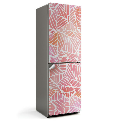 Fototapeta na chladničku Vzor listů v pastelech