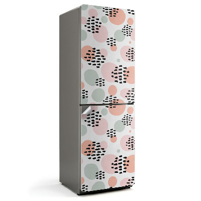 Fototapeta na chladničku Abstraktní tvary a skvrny